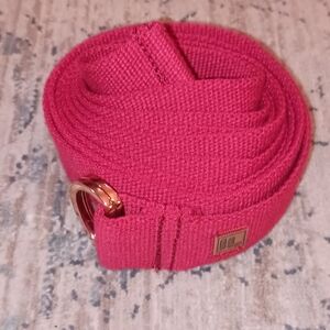 Fila red Cotton Extra Long Belt